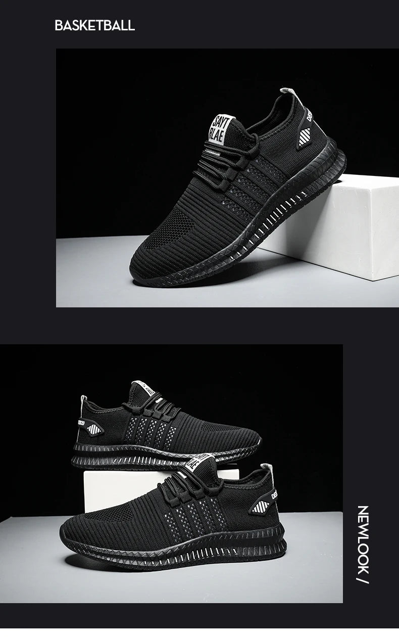 Scarpe Da Ginnastica Alla Moda Da Uomo Leggere Traspiranti Scarpe Da Passeggio Stringate Casual Calzature Maschili