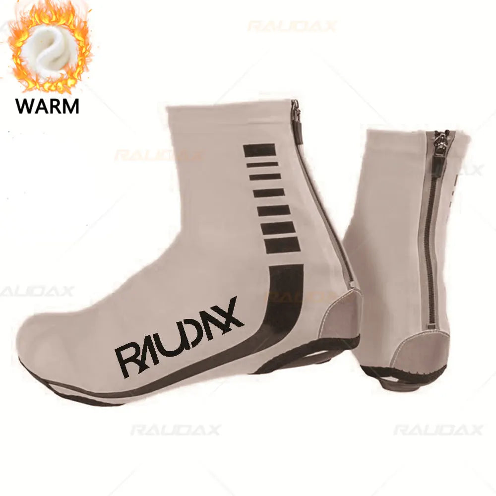 Copriscarpe Termici Invernali Raudax Antivento Per MTB Strada Equitazione All Aperto