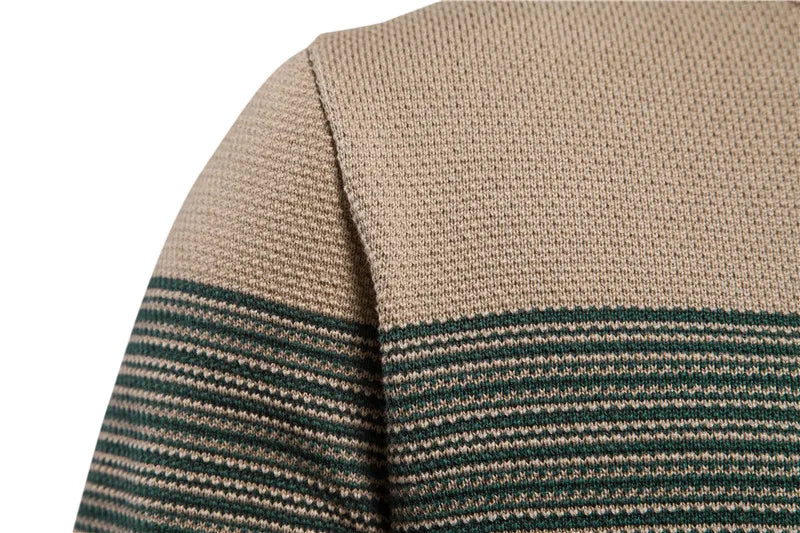 Maglione Da Uomo In Cotone Con Lycra Lavorazione A Maglia Caldo Inverno Versatile Moda Casual