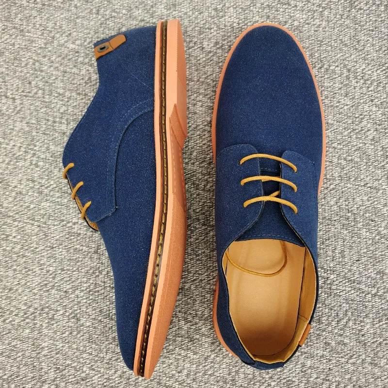 Scarpe Da Uomo In Pelle Scamosciata Primaverili Oxford E Sneakers Classiche Scarpe Eleganti Comode Grandi Misure 2025