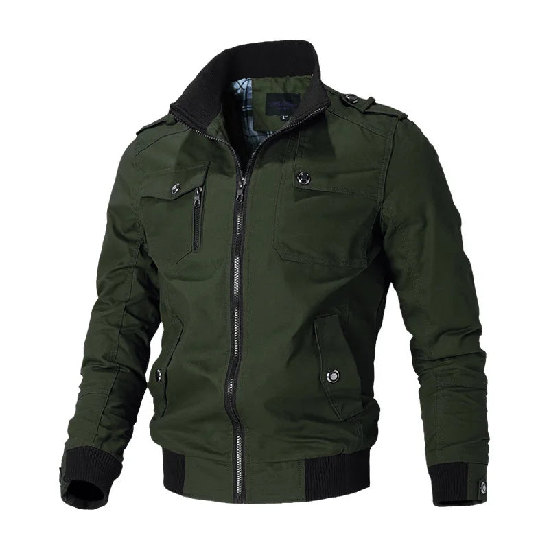 Giacca Bomber Da Uomo Moda Giacca A Vento Casual Cappotto Da Uomo Primavera Autunno Slim Capispalla Caldo