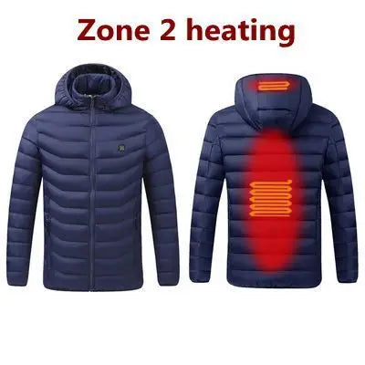 11 aree di riscaldamento giacca riscaldata uomo donna inverno Outdoor campeggio abbigliamento sportivo cappotto riscaldato cappotto termico in grafene giacca riscaldante USB