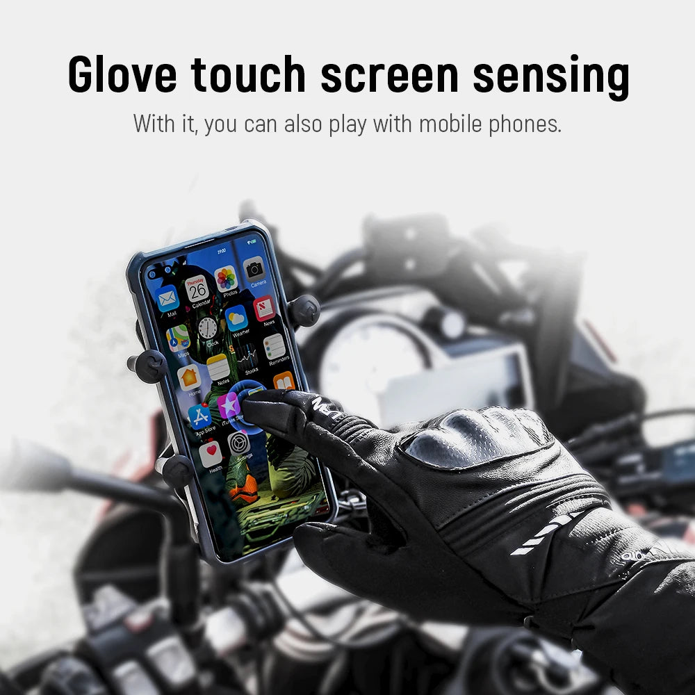 Guanti Estivi Lexin da Uomo per Moto Traspiranti Protezione Mani Design Touchscreen Equitazione Ciclismo