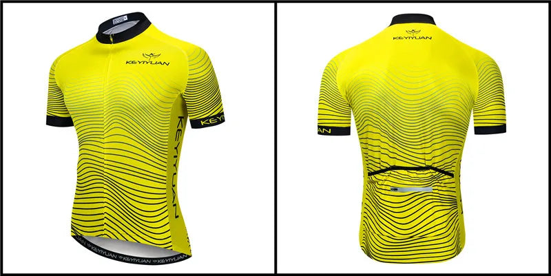 Keyiyuan Maglia Ciclismo Uomo Maniche Corte Estate Per Gara Triathlon MTB Abbigliamento Sportivo Bici