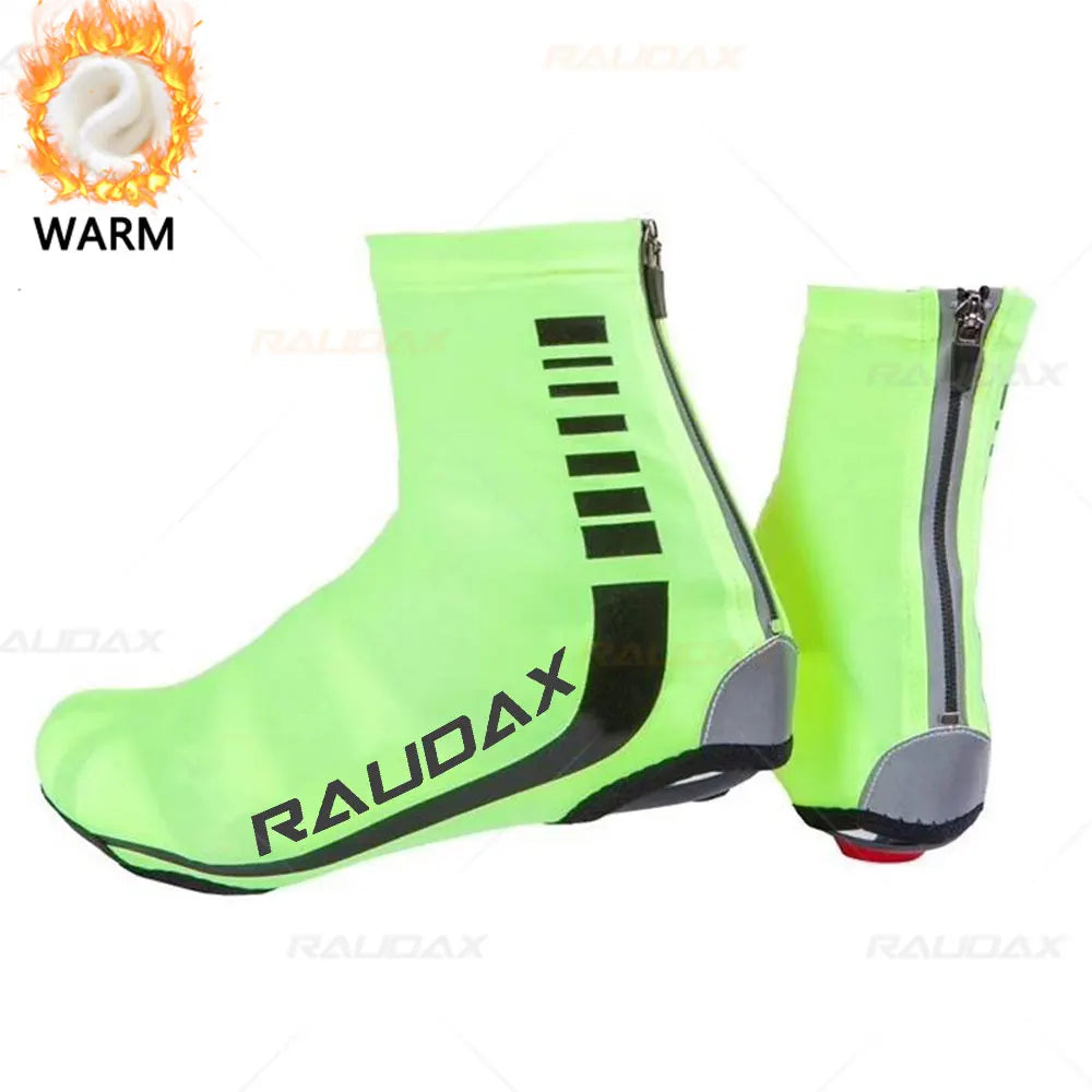 Copriscarpe Termici Invernali Raudax Antivento Per MTB Strada Equitazione All Aperto