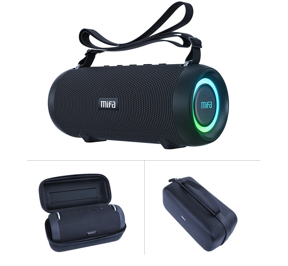 Altoparlante Bluetooth Mifa A90 60 W PMPO Portatile Per Campeggio E Feste All Aperto Suono Potente Con Bassi Profondi
