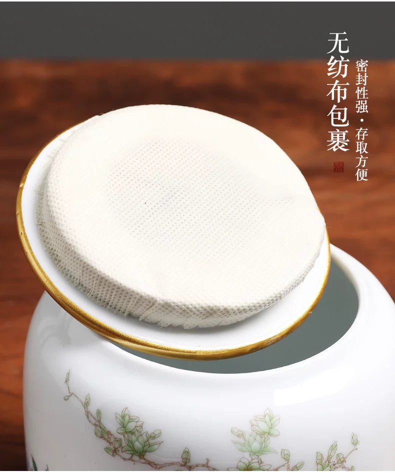 Barattoli Da Cucina In Ceramica Vintage Impermeabili Contenitori Per Tè Zucchero Dolci Multiuso Retro