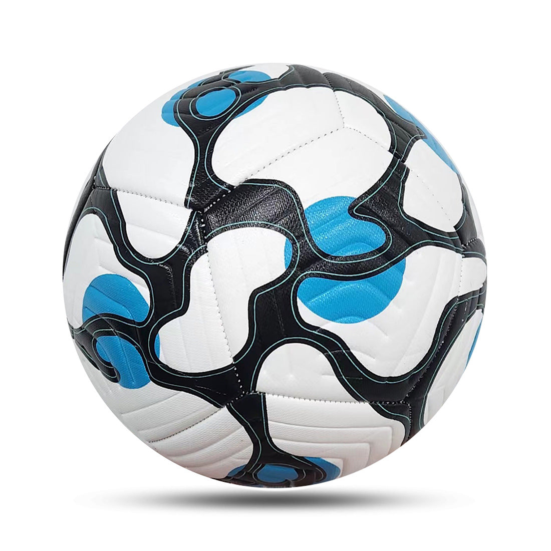 Palla Da Calcio Numero 5 Cucita A Macchina In PU Per Allenamento Colore Giallo Blu Stella Champions League Premier League