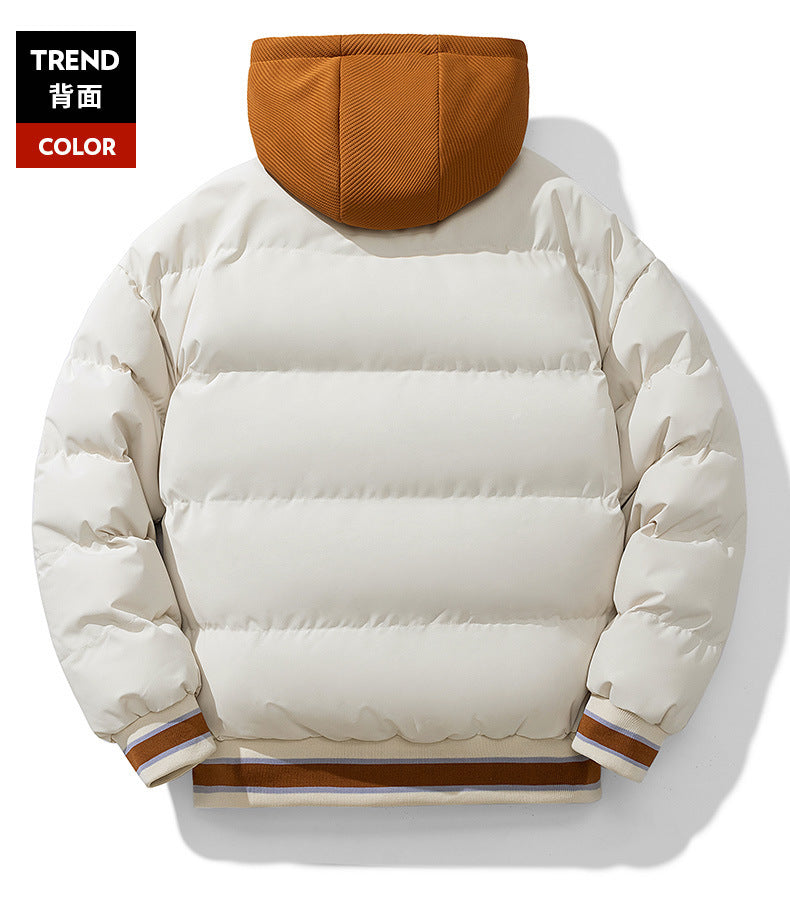 Parka Invernale Da Uomo Caldo Con Cappuccio Imbottito Termico Plus Size Multi Tasche