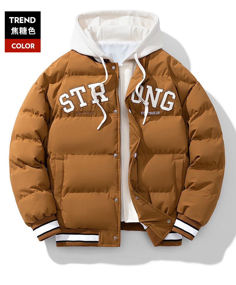 Parka Invernale Da Uomo Caldo Con Cappuccio Imbottito Termico Plus Size Multi Tasche