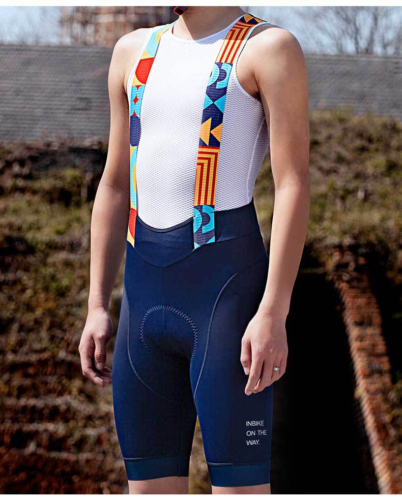 Pantaloncini Con Bretelle Da Ciclismo MTB Uomo Professionali Per Bici Da Montagna E Strada Abbigliamento Ciclismo