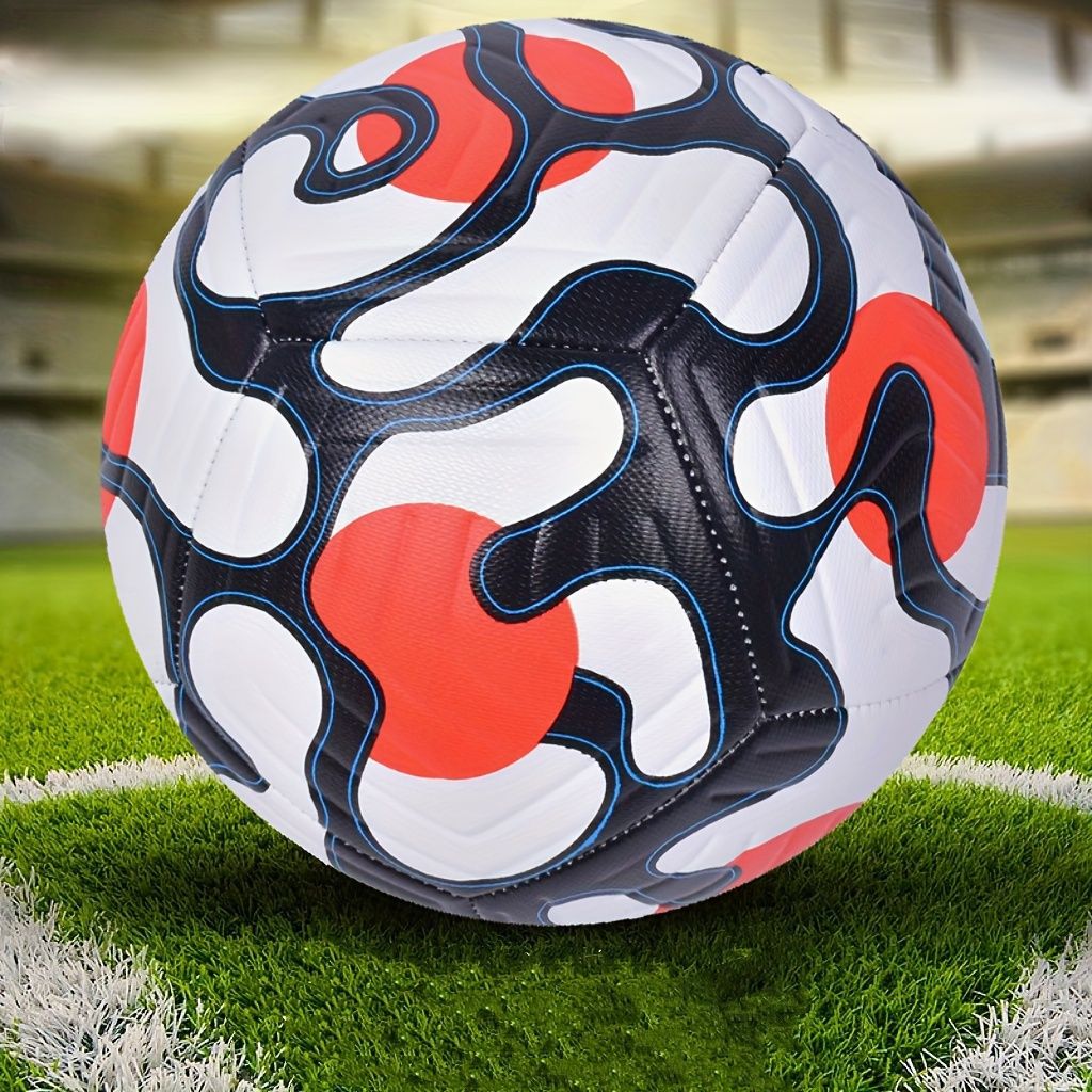 Palla Da Calcio Numero 5 Cucita A Macchina In PU Per Allenamento Colore Giallo Blu Stella Champions League Premier League
