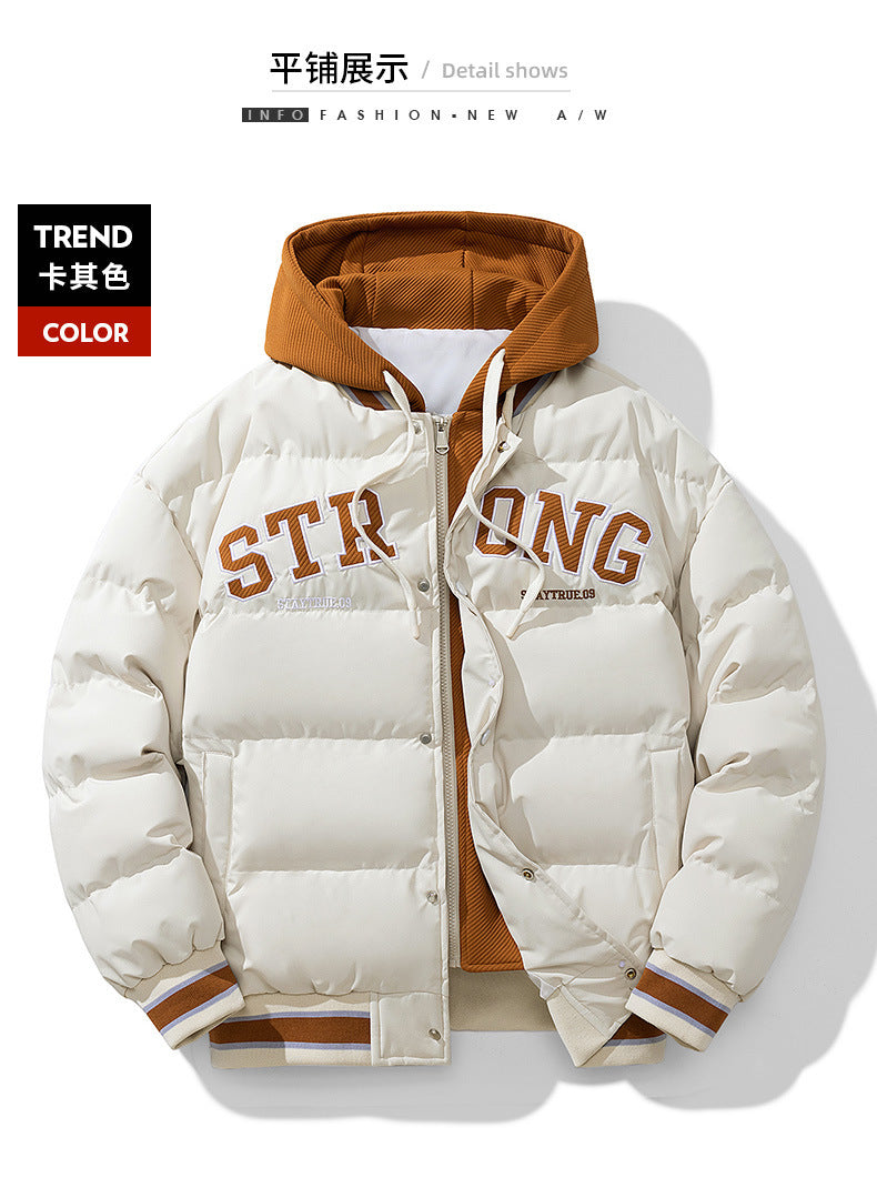 Parka Invernale Da Uomo Caldo Con Cappuccio Imbottito Termico Plus Size Multi Tasche