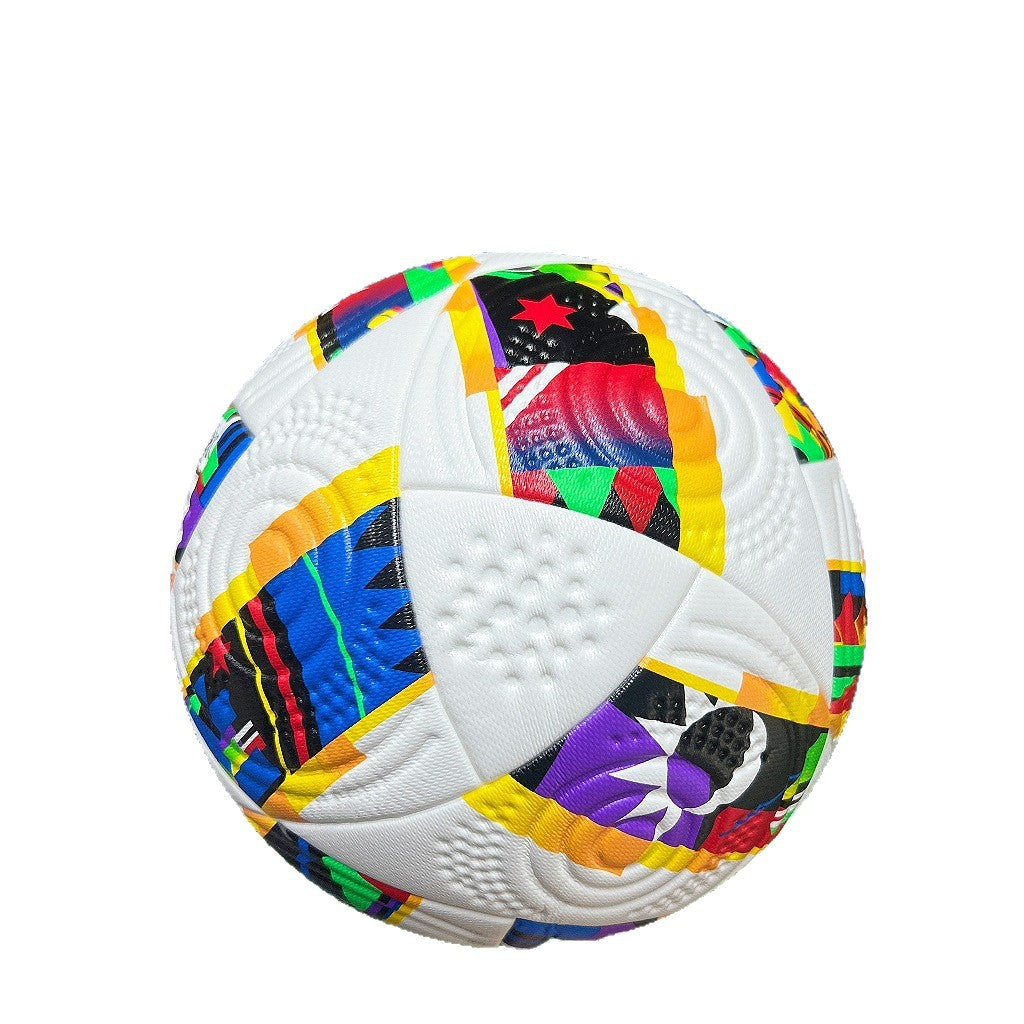 Palla Da Calcio Numero 5 Cucita A Macchina In PU Per Allenamento Colore Giallo Blu Stella Champions League Premier League