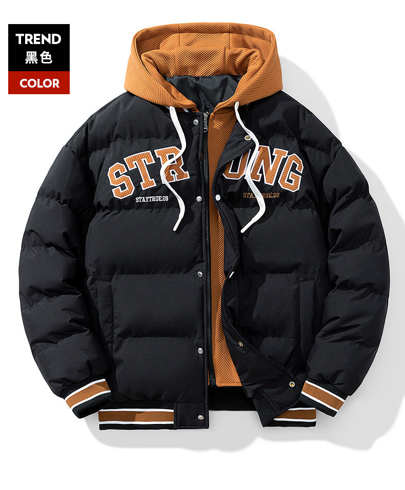 Parka Invernale Da Uomo Caldo Con Cappuccio Imbottito Termico Plus Size Multi Tasche