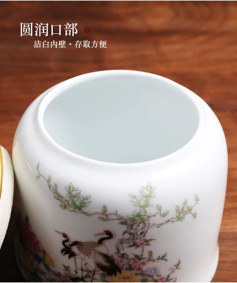 Barattoli Da Cucina In Ceramica Vintage Impermeabili Contenitori Per Tè Zucchero Dolci Multiuso Retro