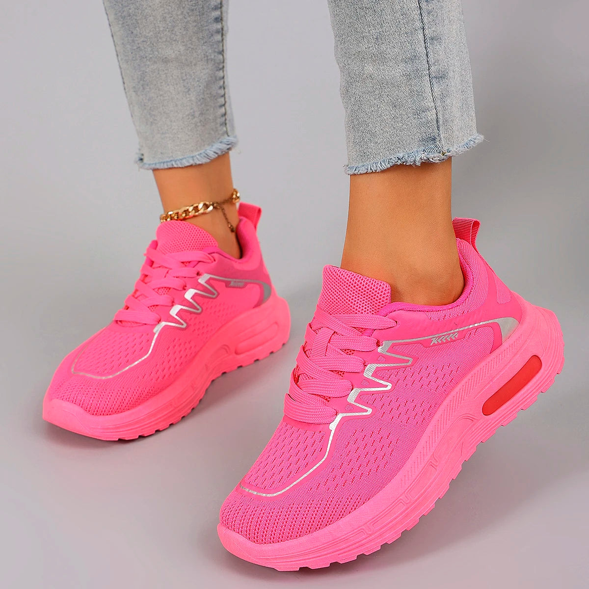 Scarpe Basse Da Donna In Mesh Traspirante Per Estate Scarpe Da Ginnastica Casual Spedizione Gratuita