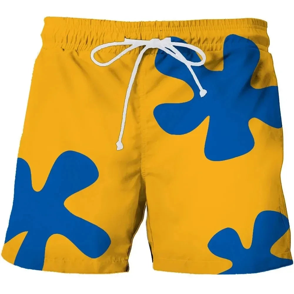 Pantaloncini Da Spiaggia 3D Patrick Star Anime Asciugatura Rapida Per Uomo E Donna Abbigliamento Estivo Hip Hop