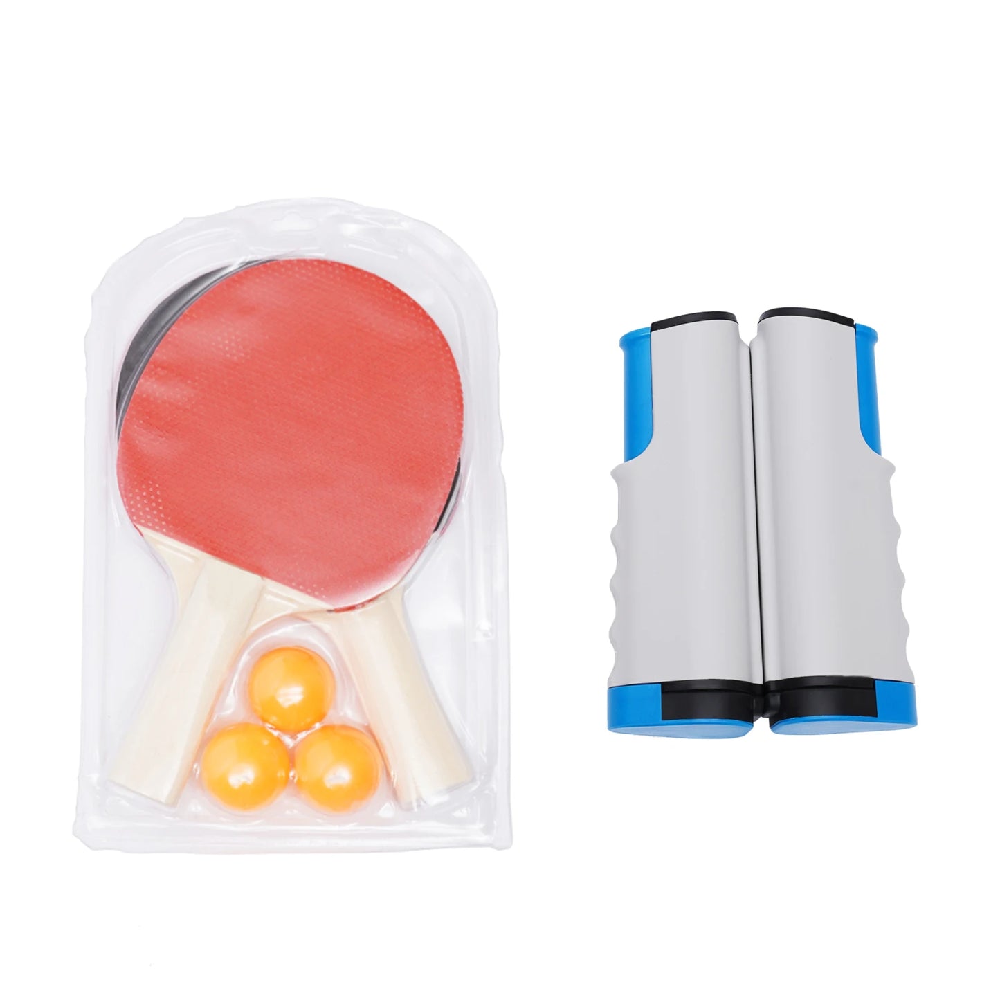 Tavolo Da Ping Pong Pieghevole Con Rete Set 2 Racchette 3 Palline 6 Staffe Interni In MDF Multifunzionale
