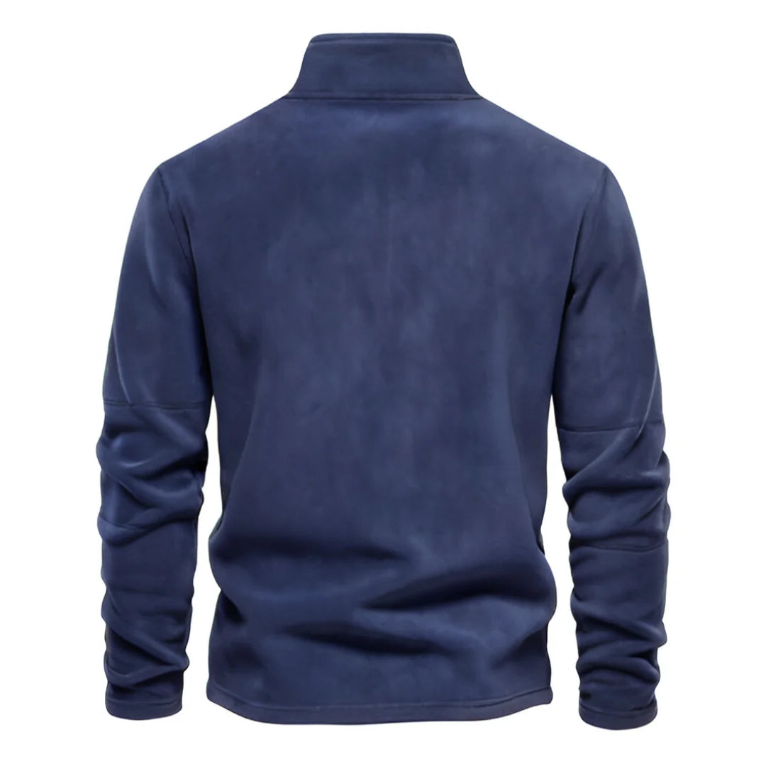 Giacca In Pile AIOPESON Per Uomo Caldo Premium Con Cerniera E Collo Rovesciato Soft Shell