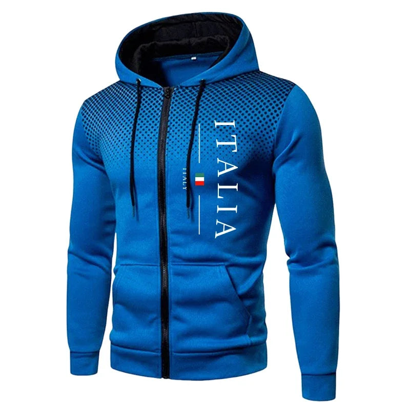 Tuta Da Uomo Inverno Autunno Con Cappuccio Pantaloni Sportivi Con Cerniera Abiti Da Allenamento Quotidiano Casual Urbano