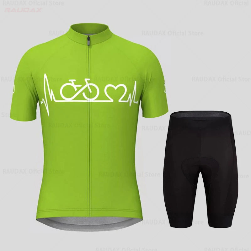 Abbigliamento Da Ciclismo Estivo Per Uomo Kit MTB Maglia Da Ciclismo A Maniche Corte Traspirante Per Bici Da Strada