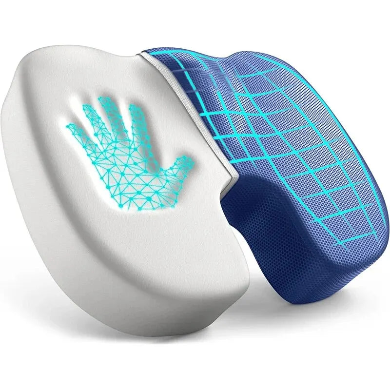 Cuscino Del Sedile Memory Foam Ortopedico Per Sedie Da Ufficio Coccige Massaggio Auto Comfort Seduta
