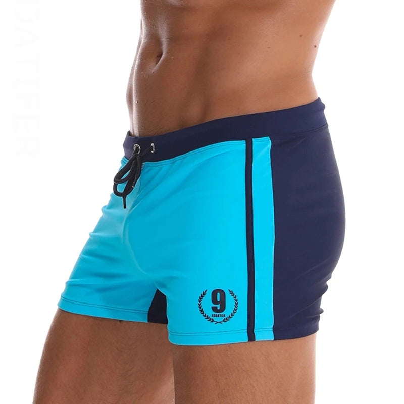 Datifer 2025 Costume da Bagno Uomo Bikini in Nylon Spandex Aderente Monocromatico Comfort