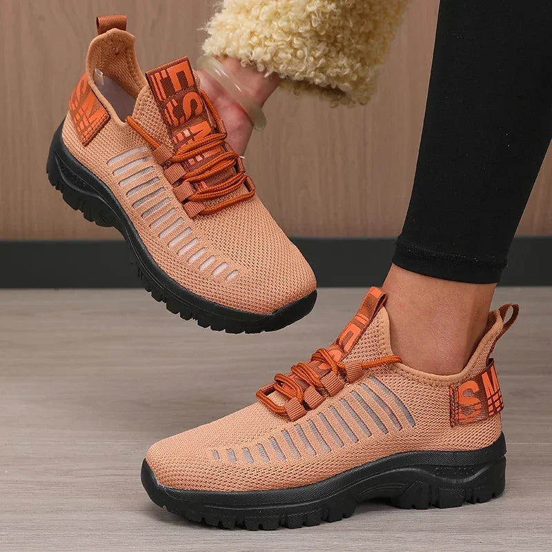 Scarpe Da Corsa In Mesh Traspiranti 2025 Per Donne Leggere Con Suola Imbottita Per Allenamento All Aperto E Palestra