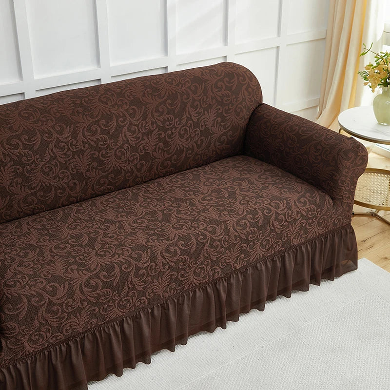 Fodera Divano A Fiori Stile Europeo Jacquard Copridivano Antiscivolo Protezione Per Mobili Soggiorno Decorazioni Casa