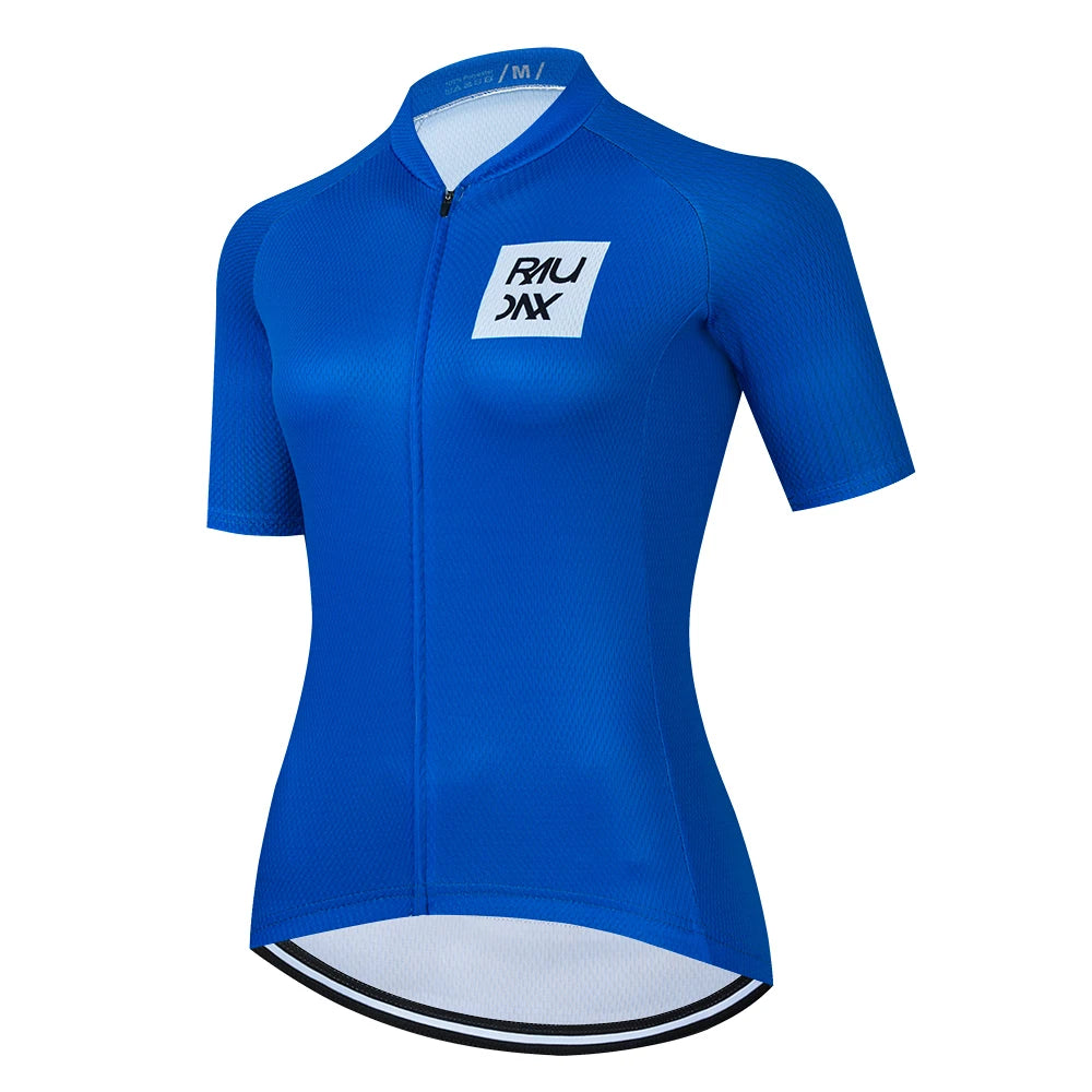 Maglie Ciclismo Donna Raudax 2026 Estive Traspiranti Abbigliamento MTB Maniche Corte Con Tasche