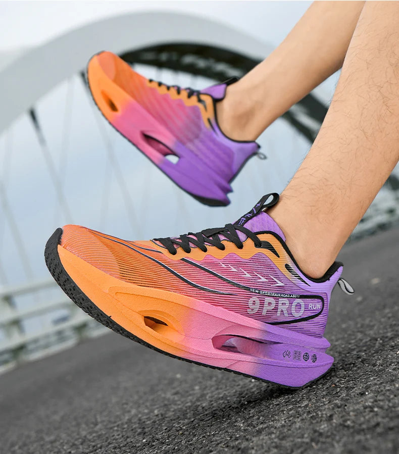 Scarpe Da Corsa Sportive Con Piastra In Carbonio Traspiranti Leggere Comfort Per Jogging Uomo Donna