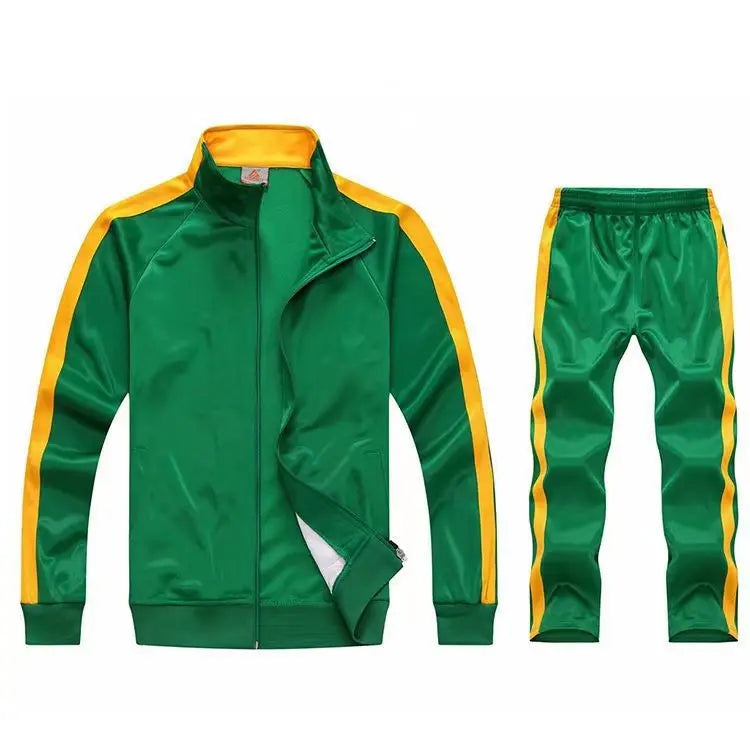 Set Tuta Da Uomo 2 Pezzi Giacca E Pantaloni Abbigliamento Sportivo Allenamento Autunno Inverno Primavera