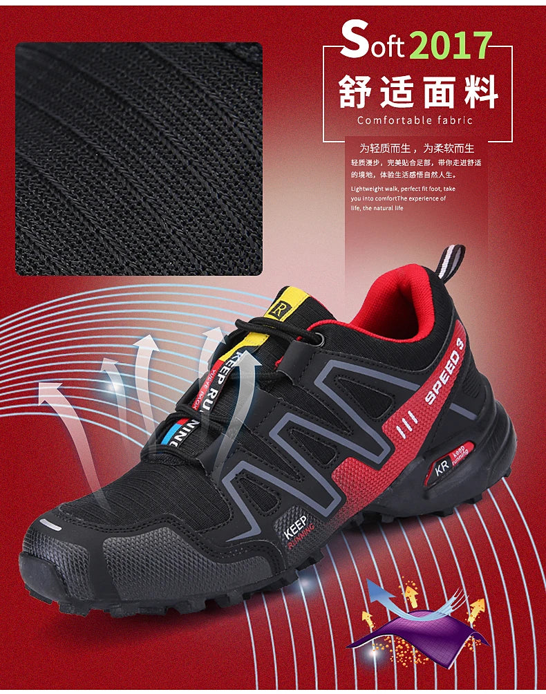 Scarponi Trekking Da Uomo Traspiranti Confortevoli Scarpe Passeggio Sneaker Sicurezza Lavoro All Aperto