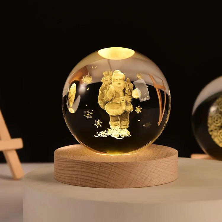 Sfera Di Cristallo 3D Del Sistema Solare Incisa Al Laser Globo Astronomia Regalo E Decorazione Per Casa