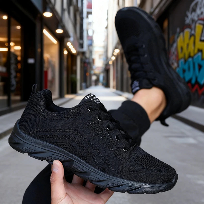 Scarpe Da Ginnastica Da Corsa In Maglia Uomo Traspiranti Leggere Antiscivolo Suola Morbida Scarpe Da Passeggio