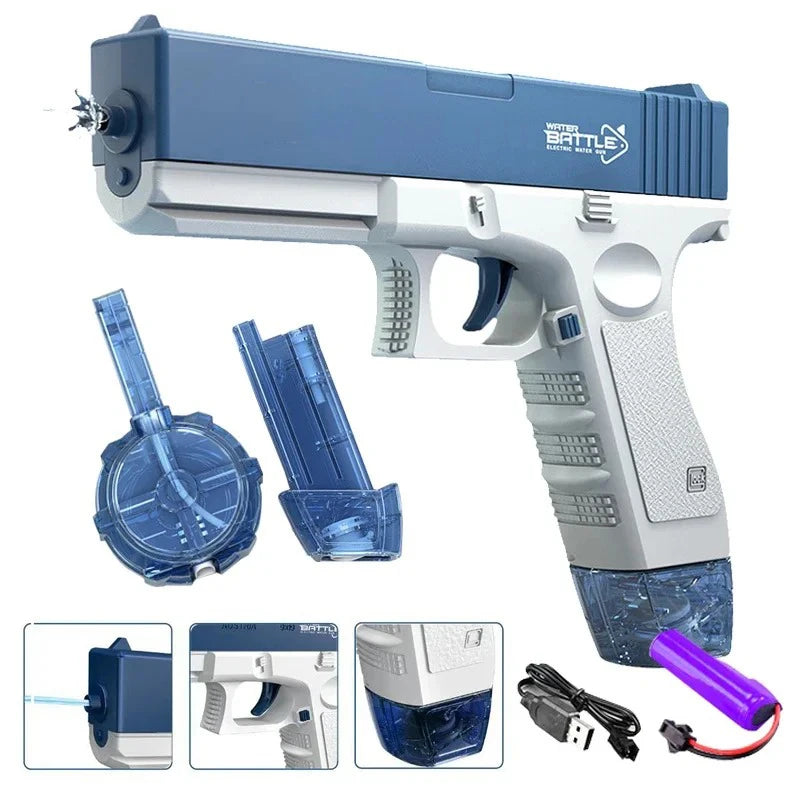 Pistola Ad Acqua Elettrica Potente Per Adulti E Ragazzi Giocattolo Da Spiaggia Estivo All Aperto