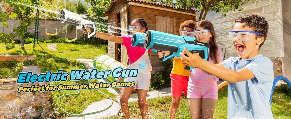 Pistola Ad Acqua Elettrica Per Bambini E Adulti Blaster Con Aspirazione Automatica Per Gioco Estivo All Aperto