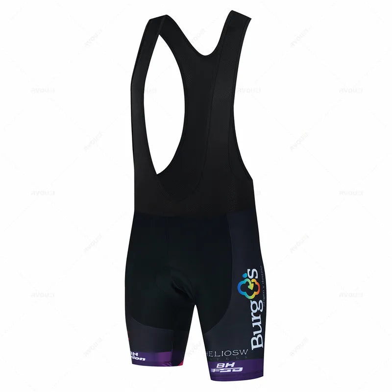 Nuovo BH Burgs Team 2024 Maglia Da Ciclismo Uomo E Pantaloncini Da Bici Set MTB Estivo Asciugatura Rapida