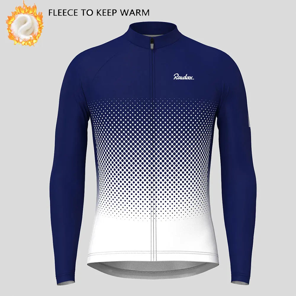 Raudax Abbigliamento Ciclismo Invernale Pile Termico Maglie Da Ciclismo A Maniche Lunghe Calde Giacche Da Bicicletta MTB
