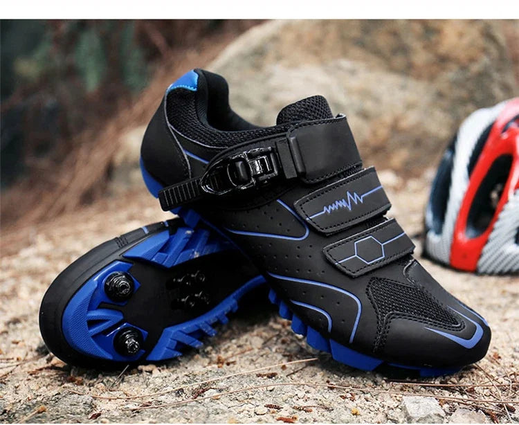 Scarpe Da Ciclismo MTB Da Uomo Traspiranti Antiscivolo Con Tacchetti Sportivi Professionali