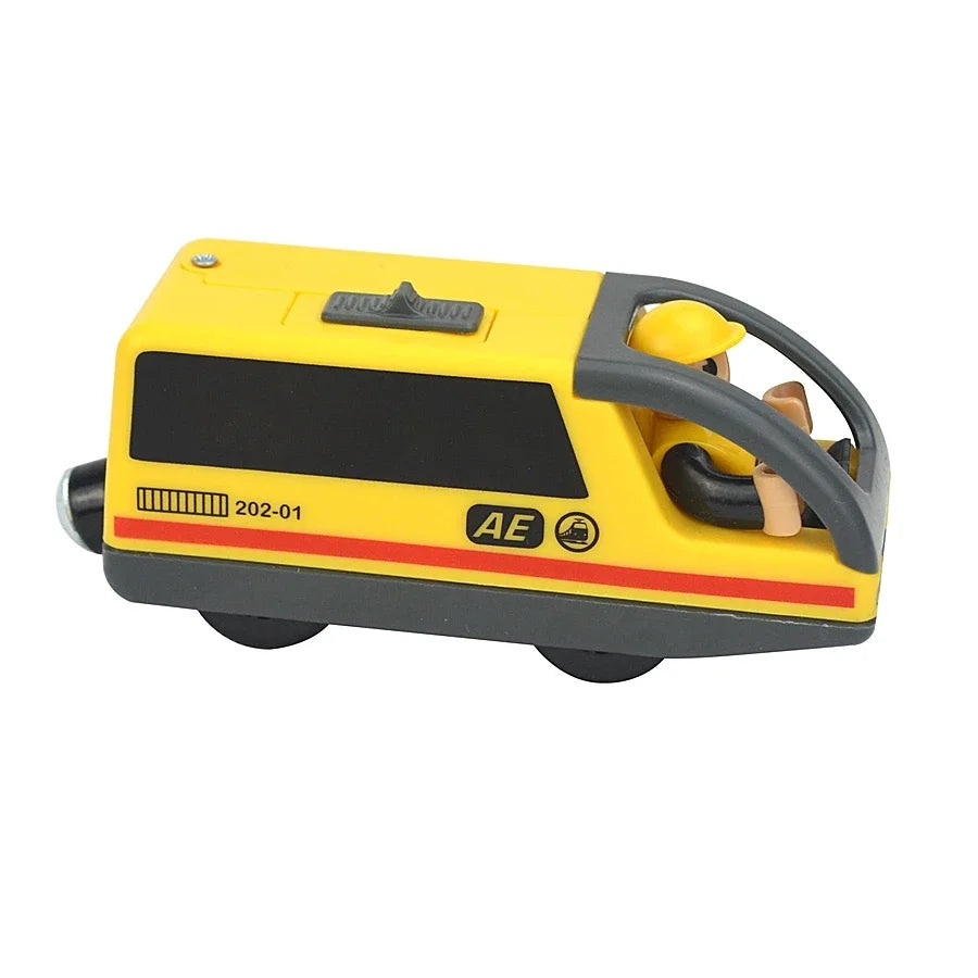 Locomotiva In Legno Magnetica Per Bambini Giocattolo Treno Con Pista Ferrovia Educativa