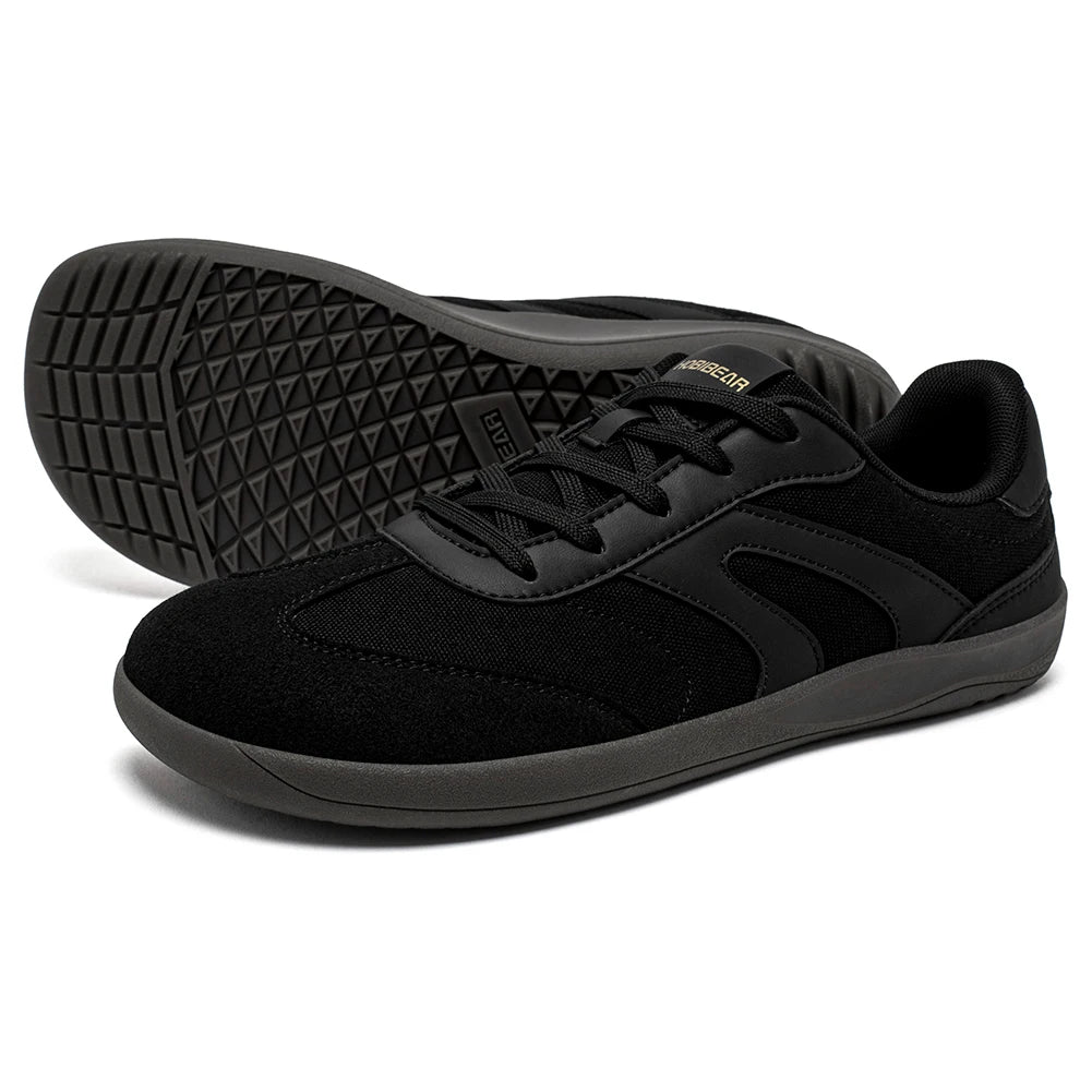 Hobibear Scarpe Da Ginnastica A Punta Larga Barefoot Unisex Zero Drop Minimalista Da Passeggio Con Lacci Antiscivolo