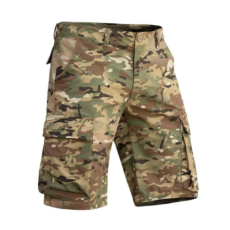 Pantaloncini Mimetici Casual Uomo Pantaloni Cargo Elasticizzati Estivi Per Sport Acquatici All Aperto