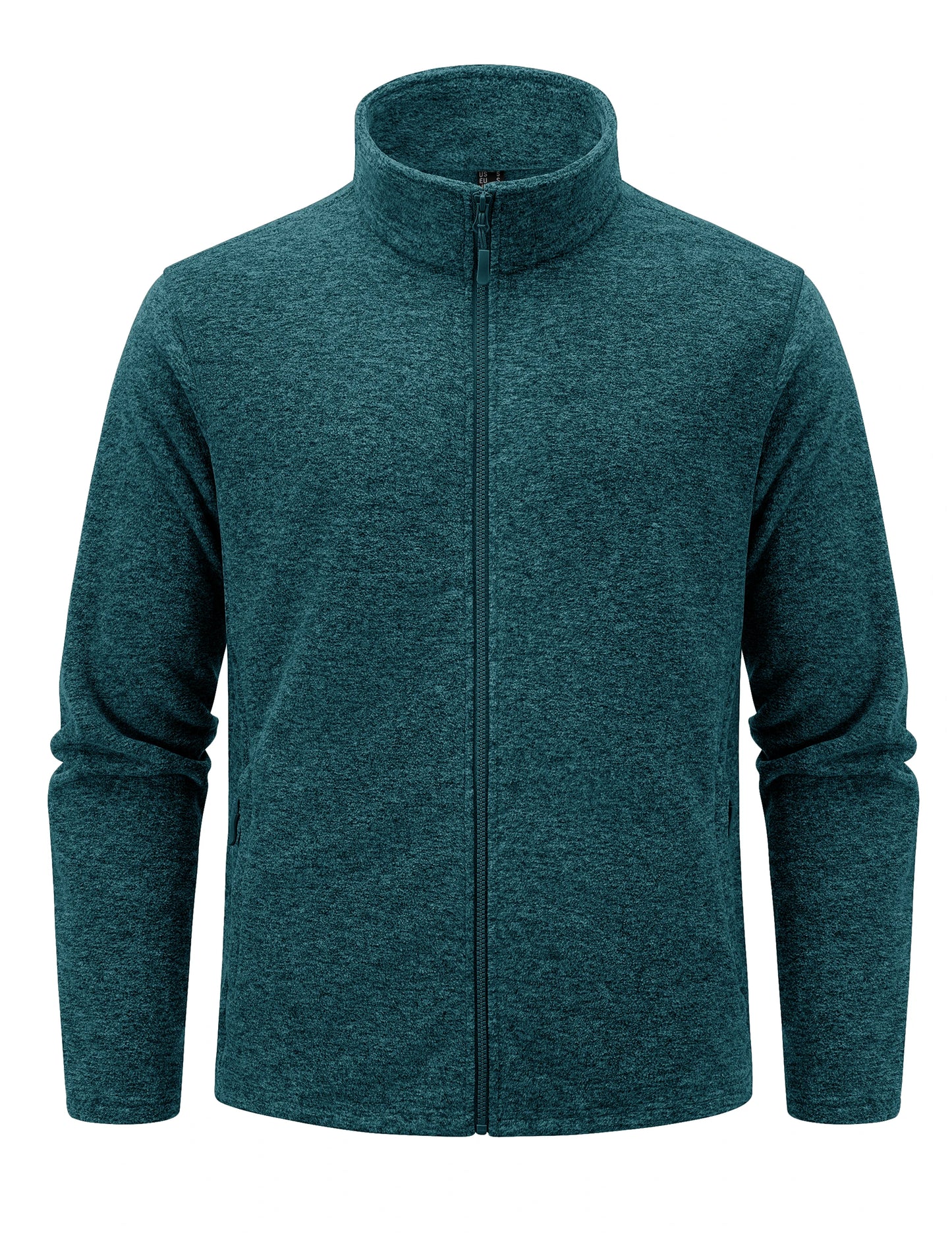 Giacche In Pile Leggere Uomo Con Colletto Alla Coreana Zip Intera Primaverile Sportiva Con Tasche Capispalla