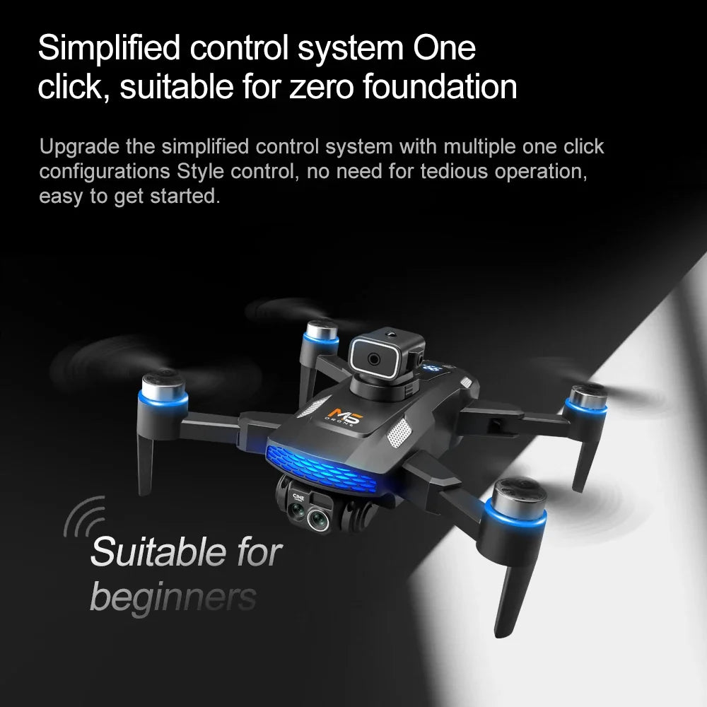 Drone M6 Originale Fotocamera Professionale 4K 8K WiFi 5G FPV Video 4K UAV Schermo Telecomando RC Quadricottero Regalo