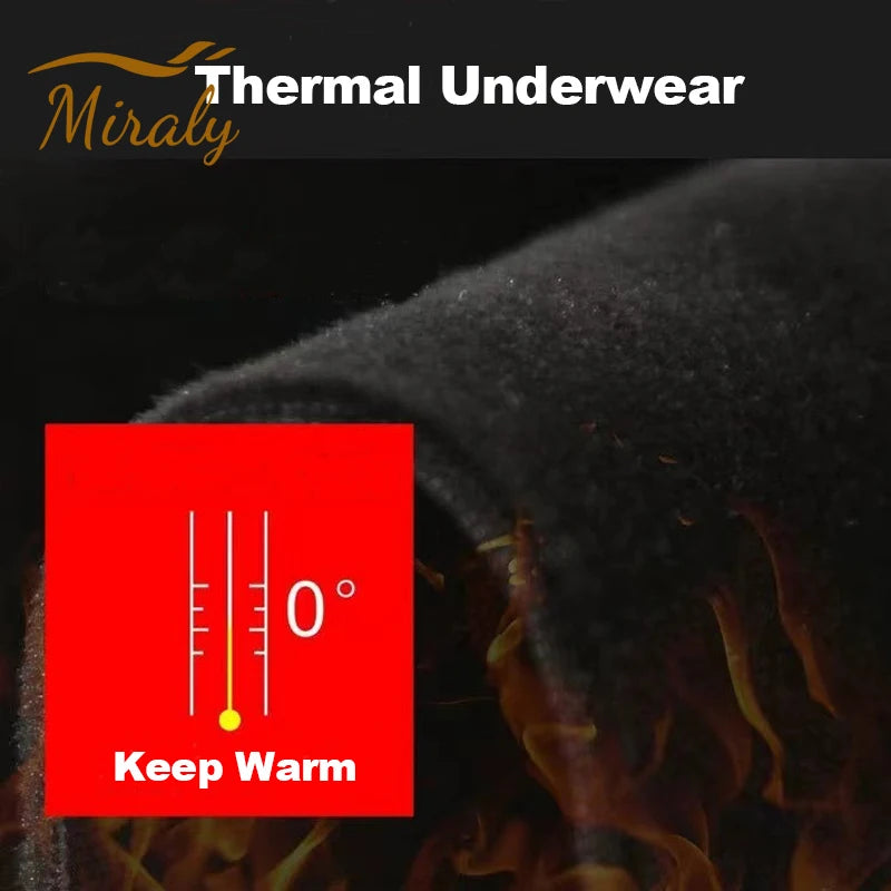 Nuovo Set Da Uomo Biancheria Termica 2 Pezzi In Pile Maglie Mutande Lunghe Collant A Compressione Per Fitness