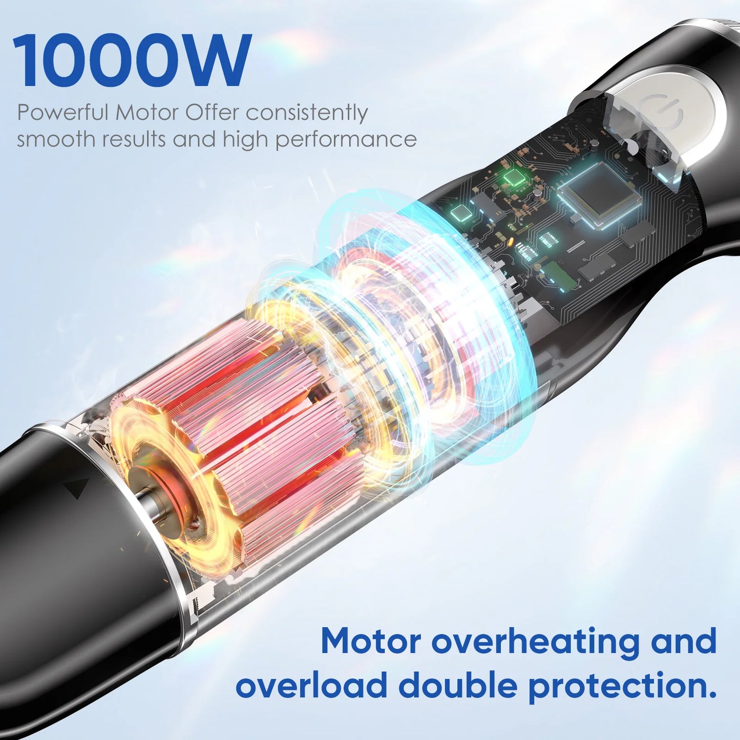 Frullatore Manuale Ad Immersione BioloMix 3 In 1 Da 1000 W Con Lama In Acciaio Inossidabile 304 Per Frullati E Purea