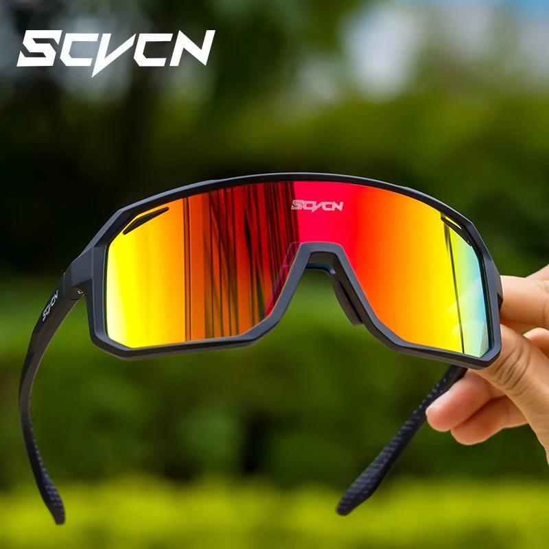 SCVCN Occhiali Da Sole Da Ciclismo UV400 Unisex Per Bici Da Strada All Aperto Sportivi