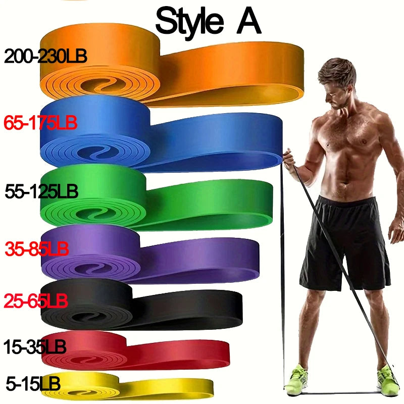 Due Fasce di Resistenza per Allenamento a Casa Unisex Elastiche Potenziano Forza Resistenza e Powerlifting Mobilità